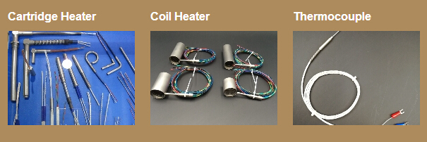 Calentador caliente de alta calidad de la boca de la bobina de la primavera del corredor con el termopar