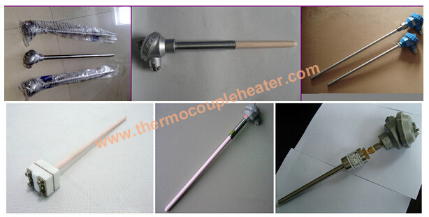 tipo IDT de 0~1600C S del sensor de temperatura del termopar con la protección de cerámica