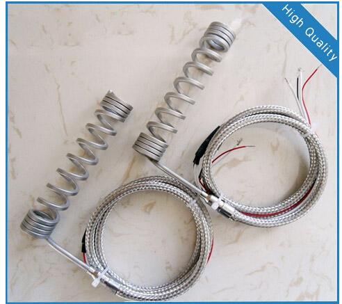 Calentadores de bobina eléctricos del cable espiral con el regulador de temperatura caliente del corredor