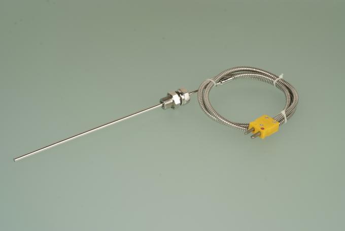 Mini IDT del termopar del termopar mineral de Insualted con el conector plano del enchufe