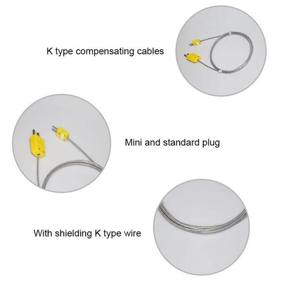 K mecanografía con proteger el cable de la remuneración del alambre de la IDT del termopar para el uso industrial
