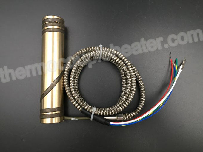 Calentadores de bobina de cobre amarillo para el sistema caliente del corredor, componentes del calentador eléctrico