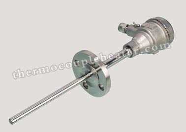 Tubo del estilo del reborde del acero inoxidable/tipo tipo punta de prueba del alambre de J T K de termopar