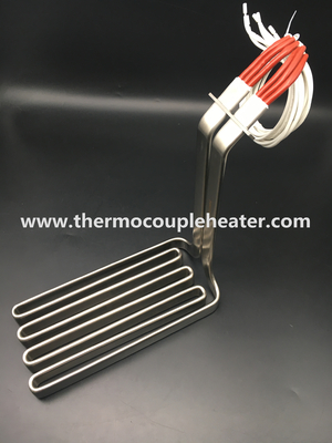 Porcelana Calefacción tubular del aceite de Heater In Flat Shape For de la inmersión o por agua proveedor
