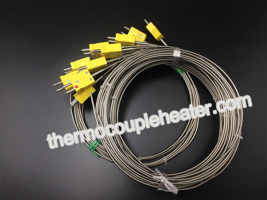 termopar eléctrico con los enchufes, cable aislado mineral de la IDT 12-480V de 3.0m m