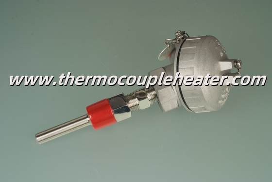 Termócouple de tipo K con sensor de temperatura y termocubo de protección