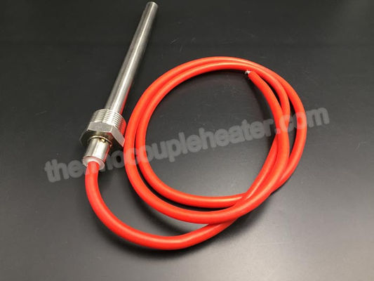 Impermeable de alta densidad de la inmersión de los calentadores del cartucho con los cables del silicón