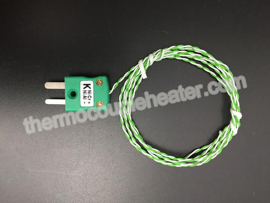 K mecanografía el mini conector macho de los componentes del termopar para la transferencia de señal