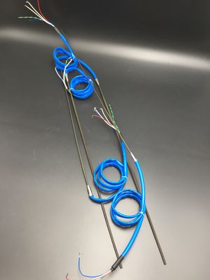 1000 milímetros de bobina de los calentadores de Bule de la fibra de vidrio del silicio de tipo termopar de la manga J