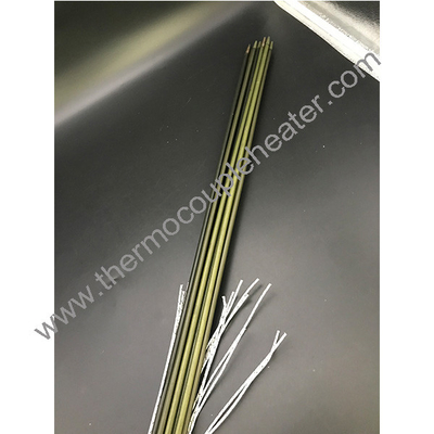 Elementos de calefacción de calefacción flexibles eléctricos industriales de tamaño personalizado con extremo puntiagudo