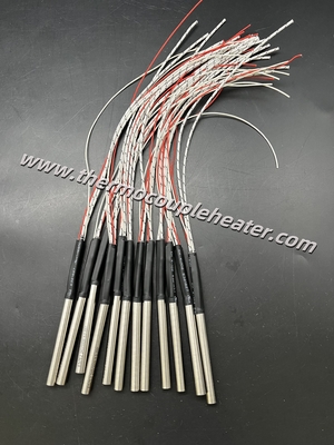 Calentador de cartucho con solución de calefacción industrial de respuesta rápida con termoparejo incorporado