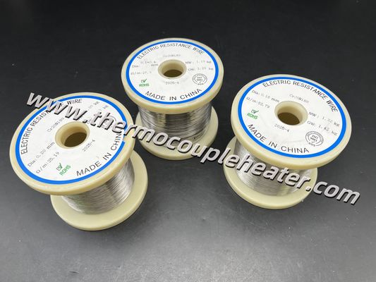 Resistencia de alambre de aleación Nichrome Ni80Cr20 Material del elemento de calefacción de primera calidad