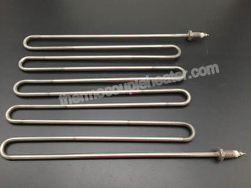 W - Calentadores eléctricos tubulares industriales formados con M14 los tornillos, poder modificado para requisitos particulares