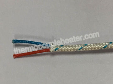 24 tipos de cable compensadores del termopar del AWG manga de la fibra de vidrio del aislamiento de J