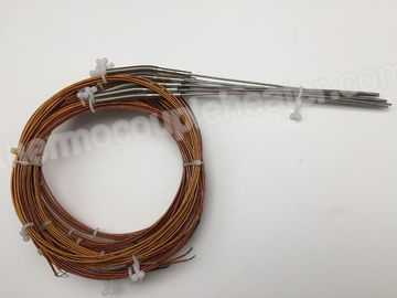 El tipo IDT del CE del termopar de J con 24GA Kapton lleva y transición del metal