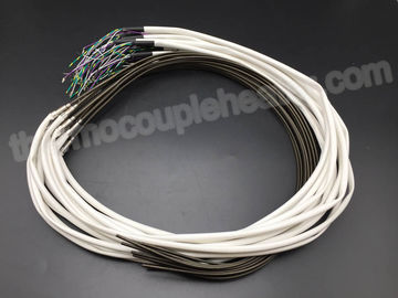 los calentadores de la bobina/del cable de 4.2x2.2m m con J mecanografían el termopar y el cable barnizado el silicón blanco