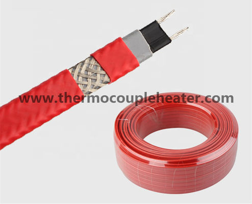 Uno mismo de PTFE que regula el calor eléctrico Trace Cable With Fluoropolymer Overjacket