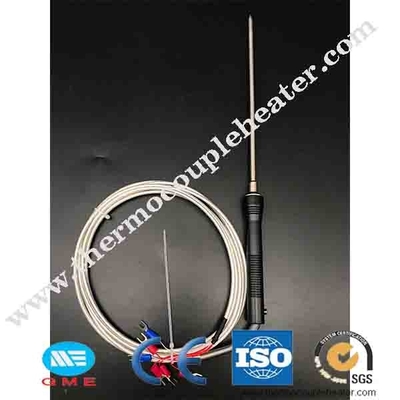 Sensor de temperatura portátil de la IDT PT100 con el extremo acentuado