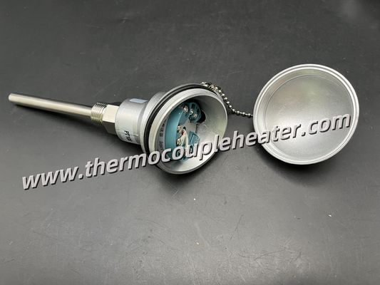 Accurate Stable: Assembled PT100 RTD / Thermocouple Temp Sensor with Transmitter  4~20mA