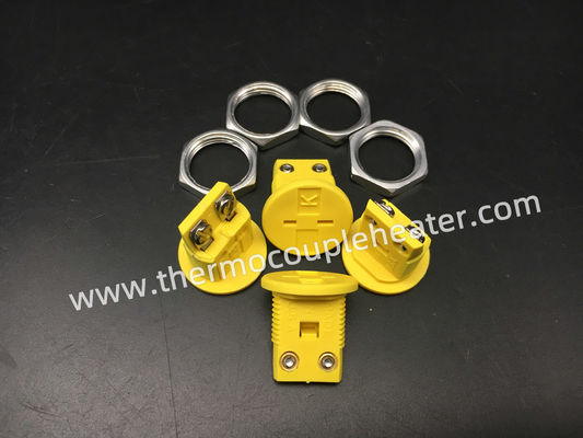 Termopar redondo de Mini Female Embedded Connector For K del zócalo del soporte del panel