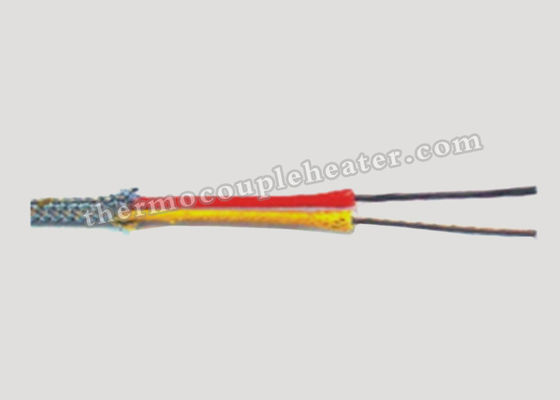 Cable compensador inoxidable del termopar de la chaqueta de acero con el conductor aislado fibra de vidrio