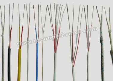 Tipo aislado fibra de vidrio K de Thermocouple Extension Cable del conductor con la chaqueta