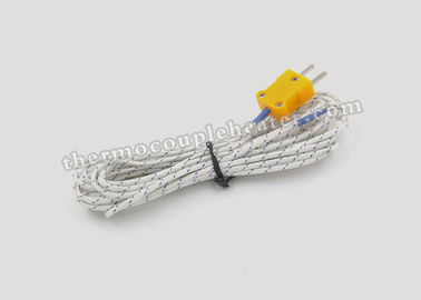 El tipo cable compensador de K del termopar con el PVC aisló la chaqueta de PVC trenzada de acero inoxidable