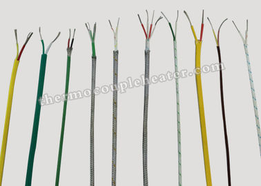 Alambre compensador aislado fibra de vidrio del termopar del acero inoxidable FB+FB+SS