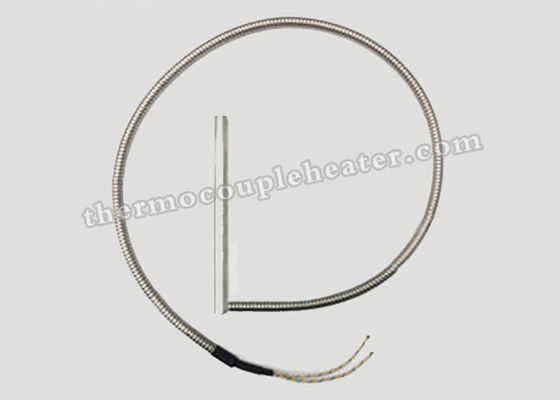 Calentadores derechos de alta densidad del cartucho del ángel, elementos de calefacción eléctricos con las mangueras del metal