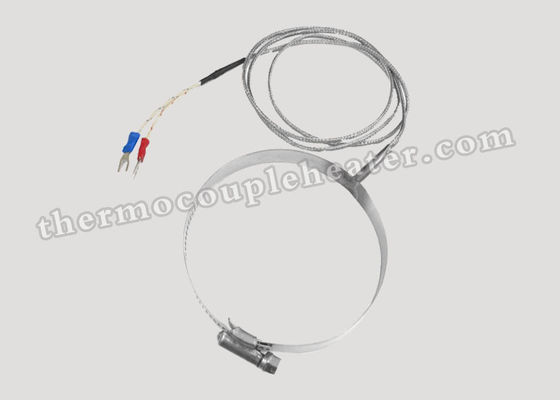 Tipo K del termopar de la abrazadera de tubo del aro de los SS para la industria química del petróleo