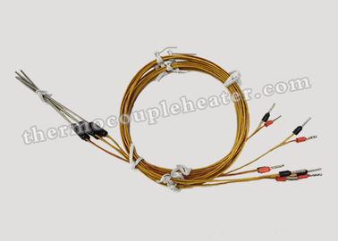 Tipo métrico IDT moldeada corredor caliente del termopar de la transición de K J con el cable de Kapton