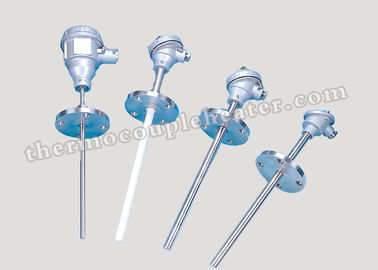 Tubo del estilo del reborde del acero inoxidable/tipo tipo punta de prueba del alambre de J T K de termopar