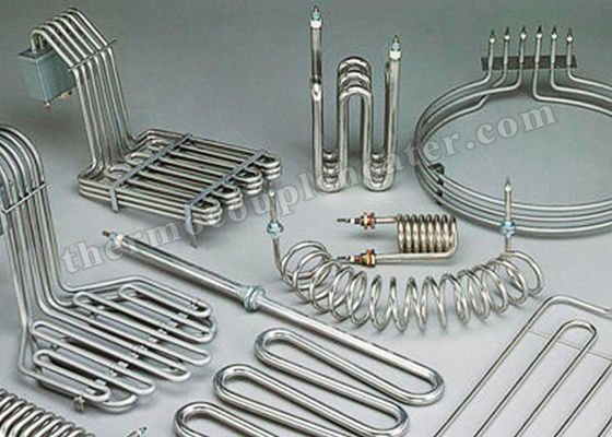 6.6m m ~ elementos de calefacción tubulares formados del acero inoxidable del diámetro de 25m m