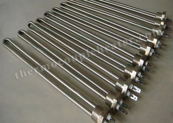 Calentadores de inmersión líquidos industriales del enchufe del tornillo para el agua de calefacción, ISO9001