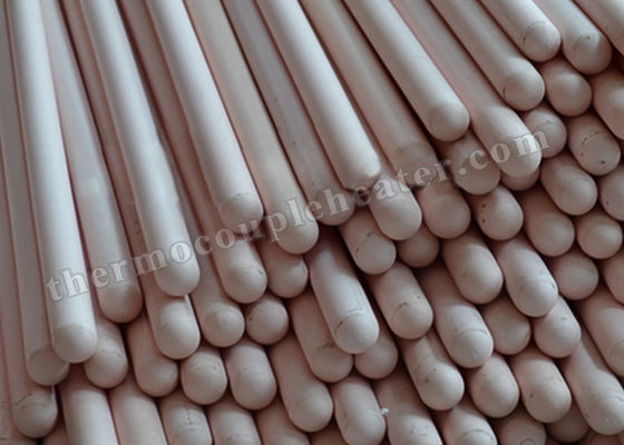 Tubo de cerámica de la protección del termopar del termopar del alúmina industrial de los componentes