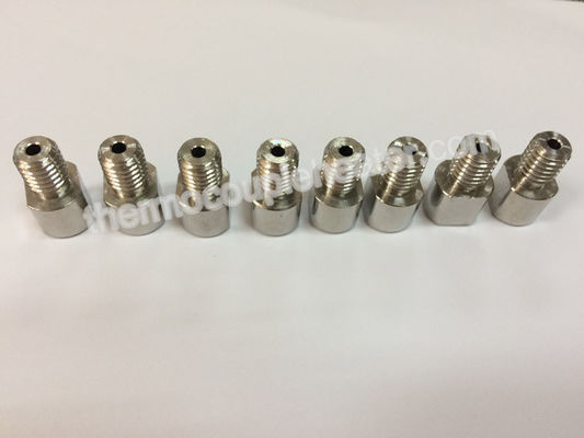 Enchufe derecho roscado del tubo del acero inoxidable de los accesorios M8 del termopar