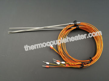 Tipo de la IDT K del termopar del uso de la industria con longitud protegida cola de la cola del alambre el 1m/2m/3m