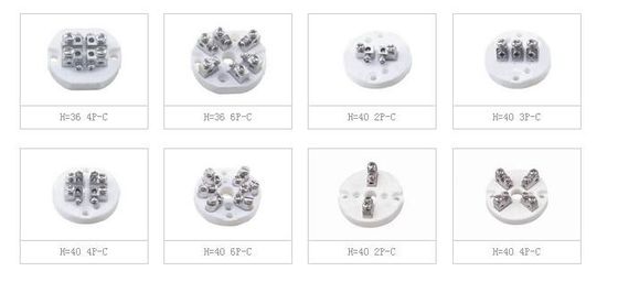 El bloque de cerámica de los componentes C-3P-C del termopar, niquela el latón revestido 21 - AWG 30