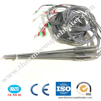 Tipo termopar de S con el alambre del cable