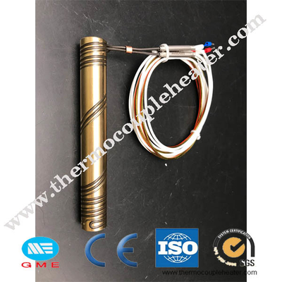 boca de cobre amarillo Heater Heating Element de la bobina de la primavera caliente del corredor 230V