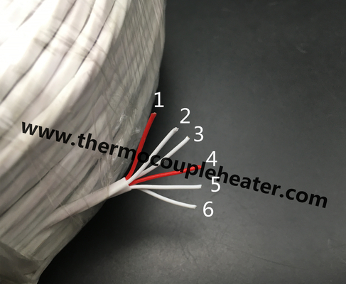 Cable 6-Wire de la IDT PT100 con el aislamiento del PTFE