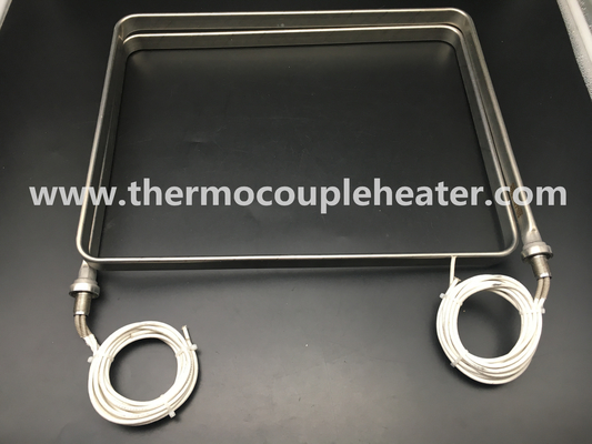 Elemento de calefacción tubular plano modificado para requisitos particulares para el aceite que fríe la calefacción 240V 8500W
