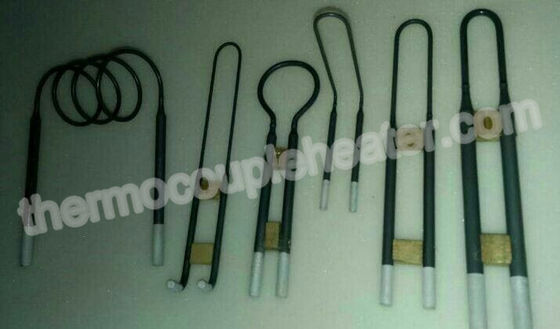 Barra tubular del elemento de calefacción de los elementos 1800c del calentador del horno eléctrico para el horno fusorio