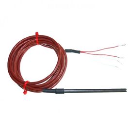Alambre de goma del termopar del silicio, exactitud del alambre del sensor de temperatura de la pinta 100 alta