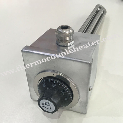 Calentador tubular de inmersión en agua con termostato