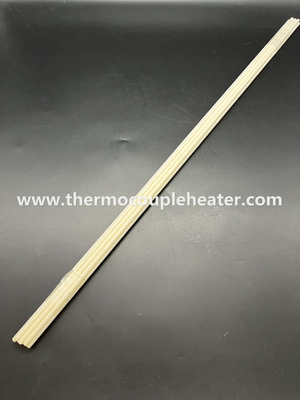 Tubo de cerámica resistente de alta temperatura de la protección del termopar del alúmina Al2O3