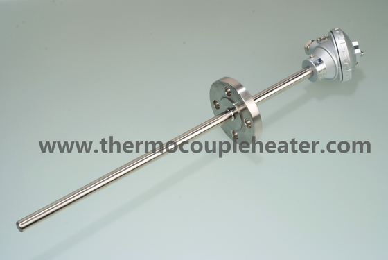 IDT PT100 del termopar del sensor de temperatura con el reborde Thermowell