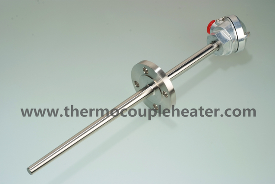 IDT PT100 del termopar del sensor de temperatura con el reborde Thermowell