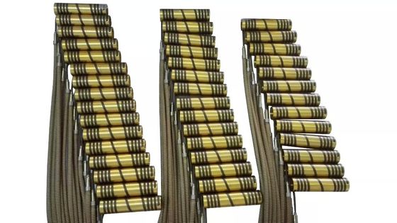 Calentadores eléctricos de cobre amarillo calientes del tubo del moldeo a presión del corredor con el termopar