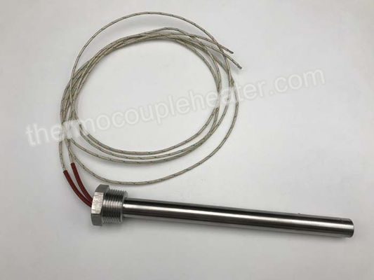 Stainless Steel 316 Sheath Water Immersion Cartridge Heater With NPT Thread